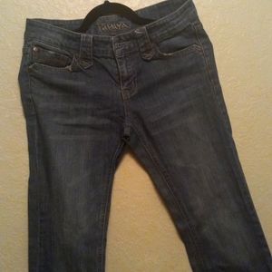 Papaya flare and wide leg size 9 women's jeans pants